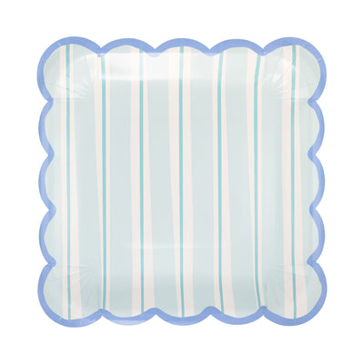 PLBOW41 - Blue Bows Plate
