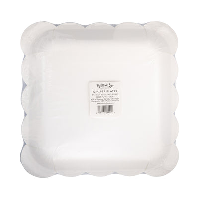 PLBOW41 - Blue Bows Plate