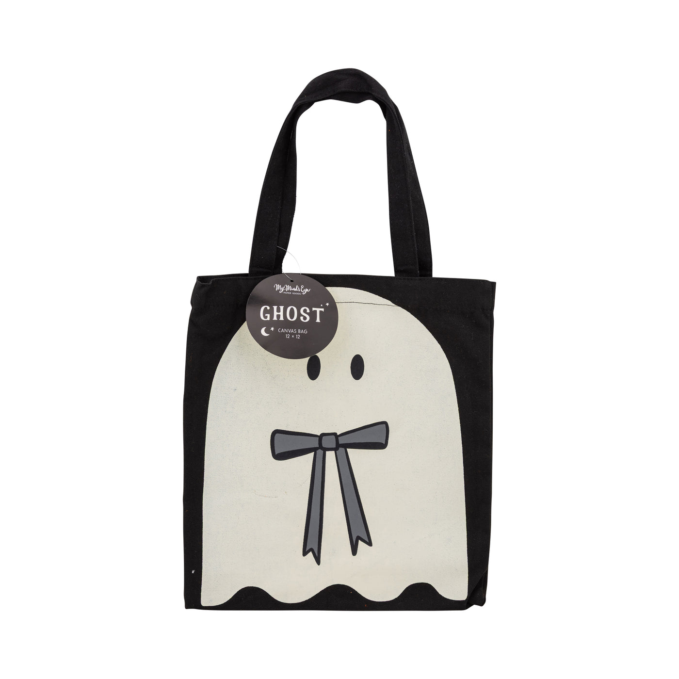 PLCB145 -  Bow Ghost 12x12 inch Canvas Bag