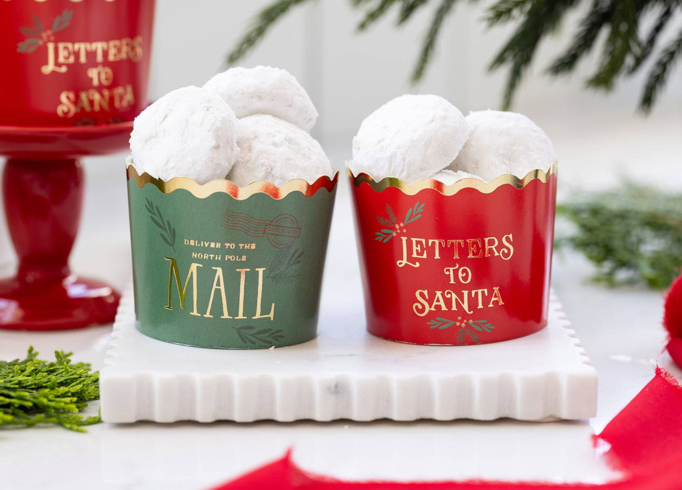 PLCC1406 - Foiled Letters to Santa Baking Cup 5 oz