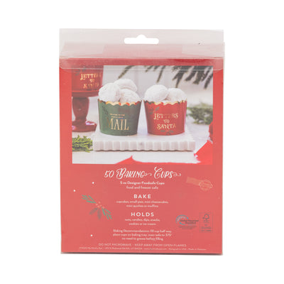 PLCC1406 - Foiled Letters to Santa Baking Cup 5 oz