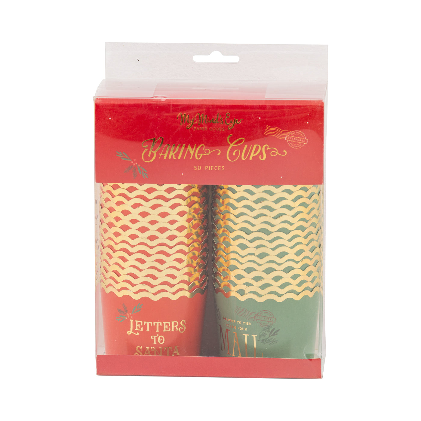 PLCC1406 - Foiled Letters to Santa Baking Cup 5 oz