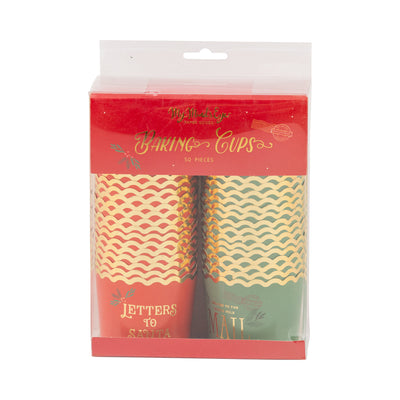 PLCC1406 - Foiled Letters to Santa Baking Cup 5 oz