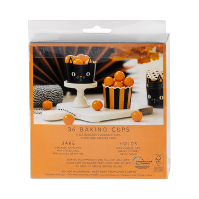 PLCC1745x - Cat Stripes 5 oz Baking Cups (36 ct)