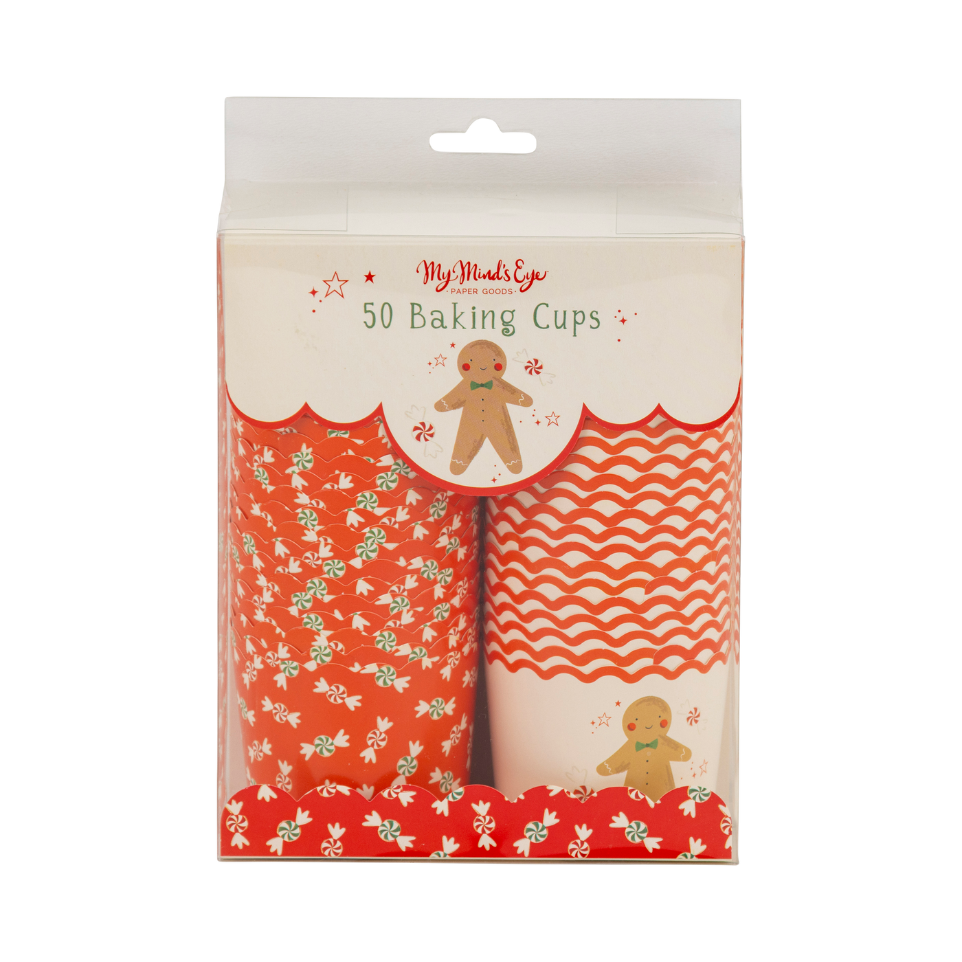 PLCC1880 - Gingerbread Candy Swirls 5 oz Baking Cups