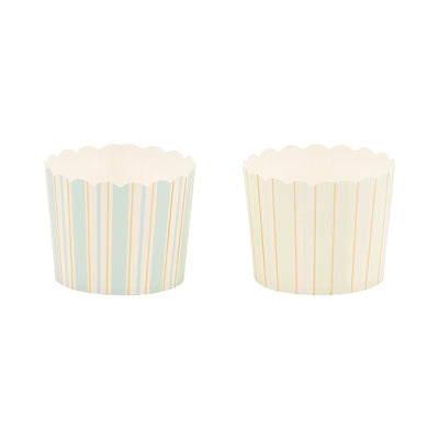 PLCC2093 - Foil Spring Pastel Stripe Baking Cup - 4 designs