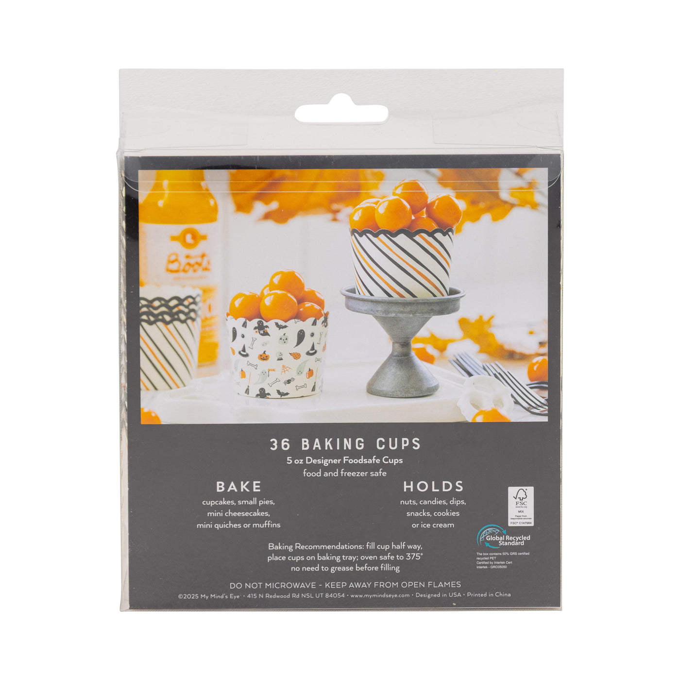 PLCC2123x - Halloween Icons 5 oz Baking Cups
