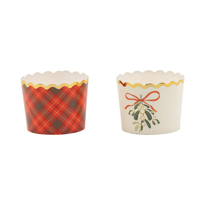 PLCC2227 - Foiled Mistletoe 5 oz Baking Cups