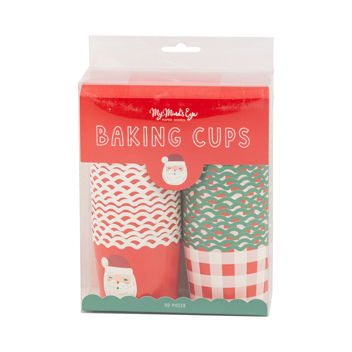 PLCC2249 - Santa Plaid 5 oz Baking Cups