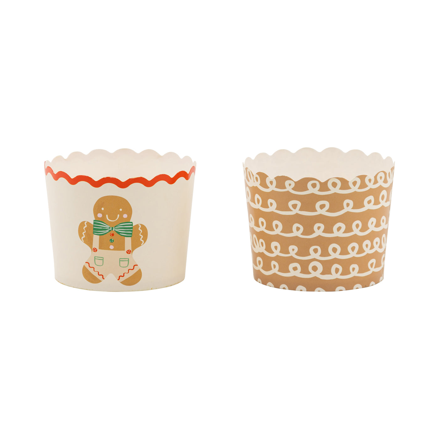 PLCC2261 - Happy Gingerbread Man 5 oz Baking Cups
