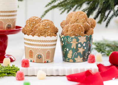PLCC2273 - Gingerbread House 5 oz Baking Cups