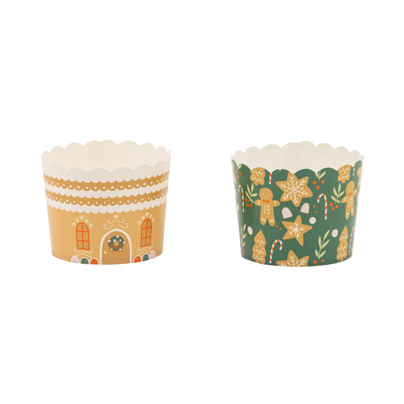 PLCC2273 - Gingerbread House 5 oz Baking Cups
