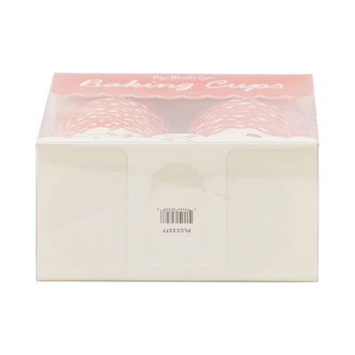 PLCC2277 - Red Christmas Bows 5 oz Baking Cups