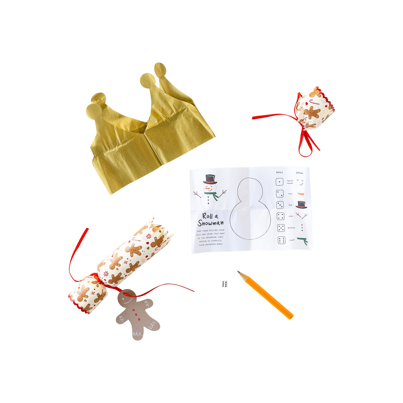 PLCK143 - Gingerbread and Stripes Cracker Set