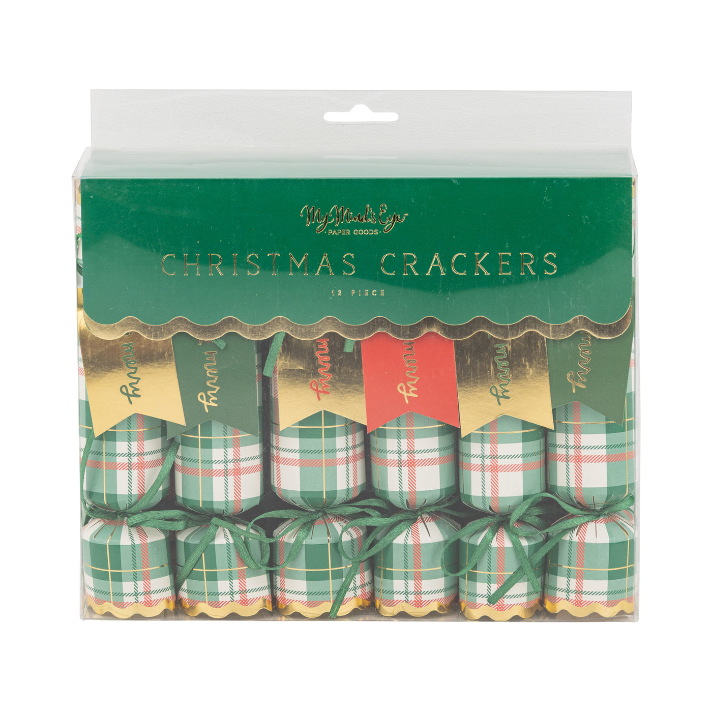 PLCK176 - Christmas Plaid Crackers