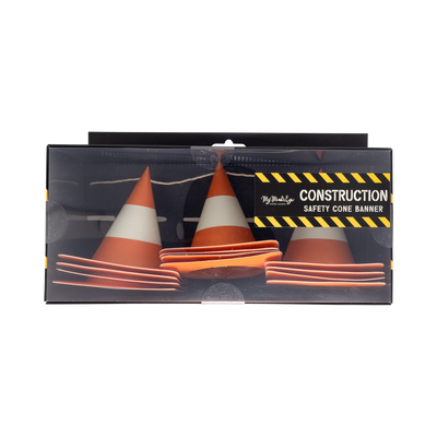 PLCON03 - Construction Cone Banner