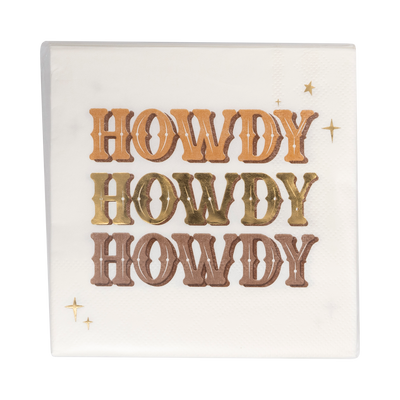 PLCTS39 - Cowboy Howdy Paper Napkin