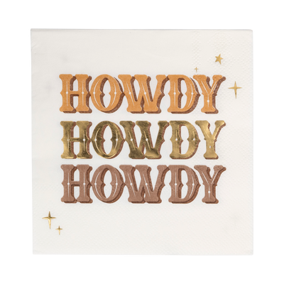 PLCTS39 - Cowboy Howdy Paper Napkin