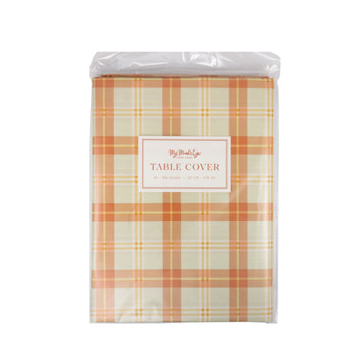 PLCV206 - Harvest Plaid Paper Table Cover