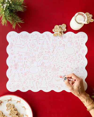 PLCV223 - Christmas Coloring Activity Placemat