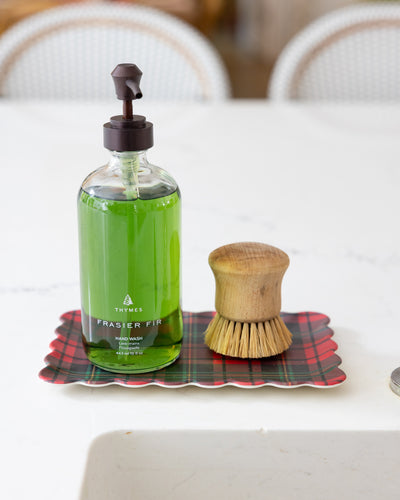 PLD1230 - Plaid Bamboo Tray