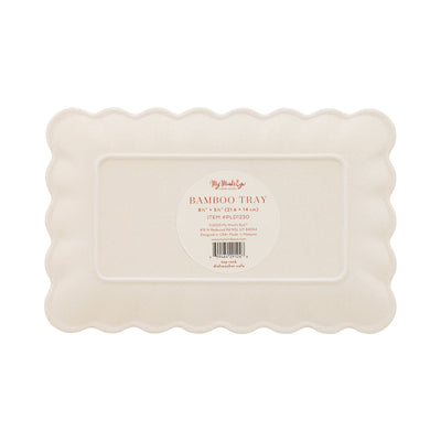 PLD1230 - Plaid Bamboo Tray