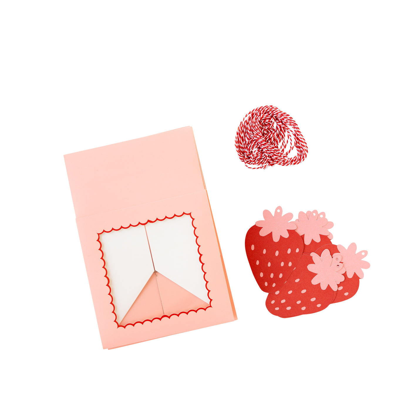 PLFC364 -  Strawberries Cookie Boxes