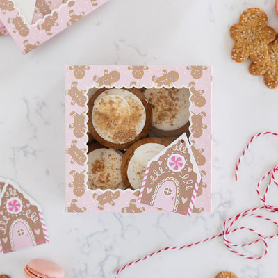 PLFC409 - Pink Gingerbread Cookie Boxes