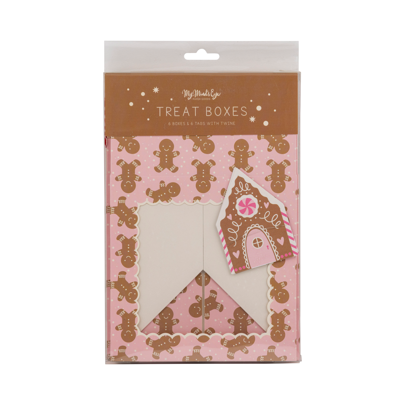 PLFC409 - Pink Gingerbread Cookie Boxes