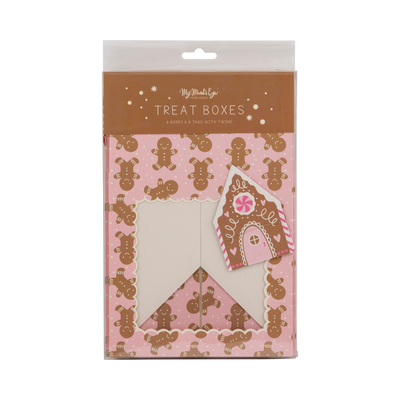 PLFC409 - Pink Gingerbread Cookie Boxes