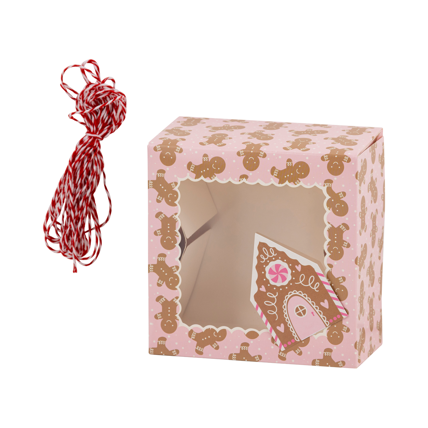 PLFC409 - Pink Gingerbread Cookie Boxes