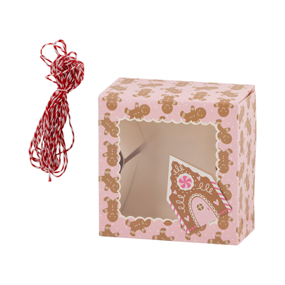 PLFC409 - Pink Gingerbread Cookie Boxes