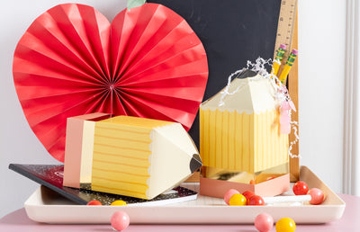 PLFC465 - Pencil Shaped Treat Box (12 ct)