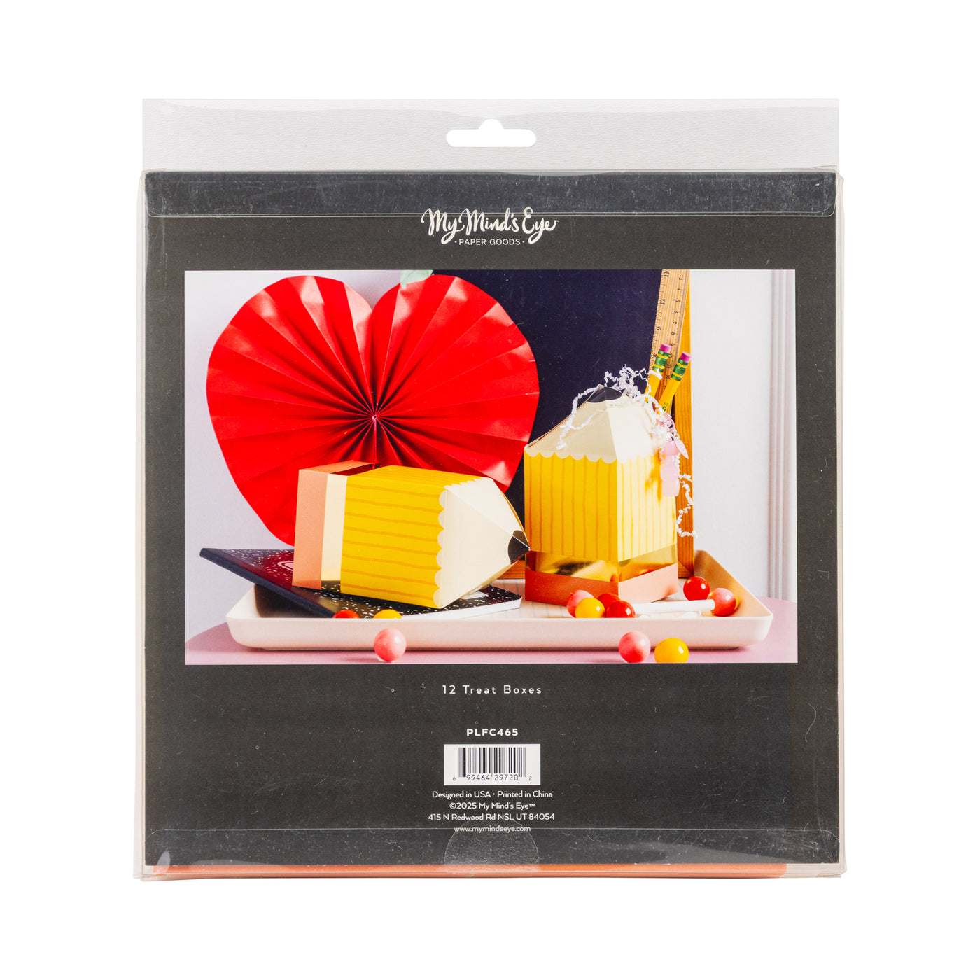 PLFC465 - Pencil Shaped Treat Box (12 ct)