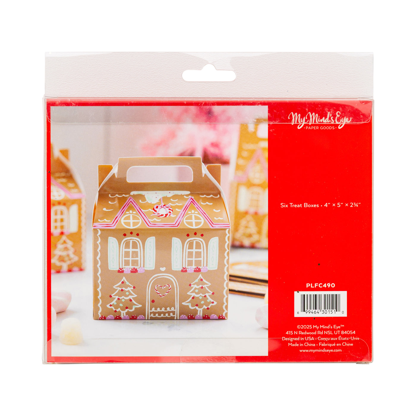 PLFC490 - Gingerbread House Treat Boxes