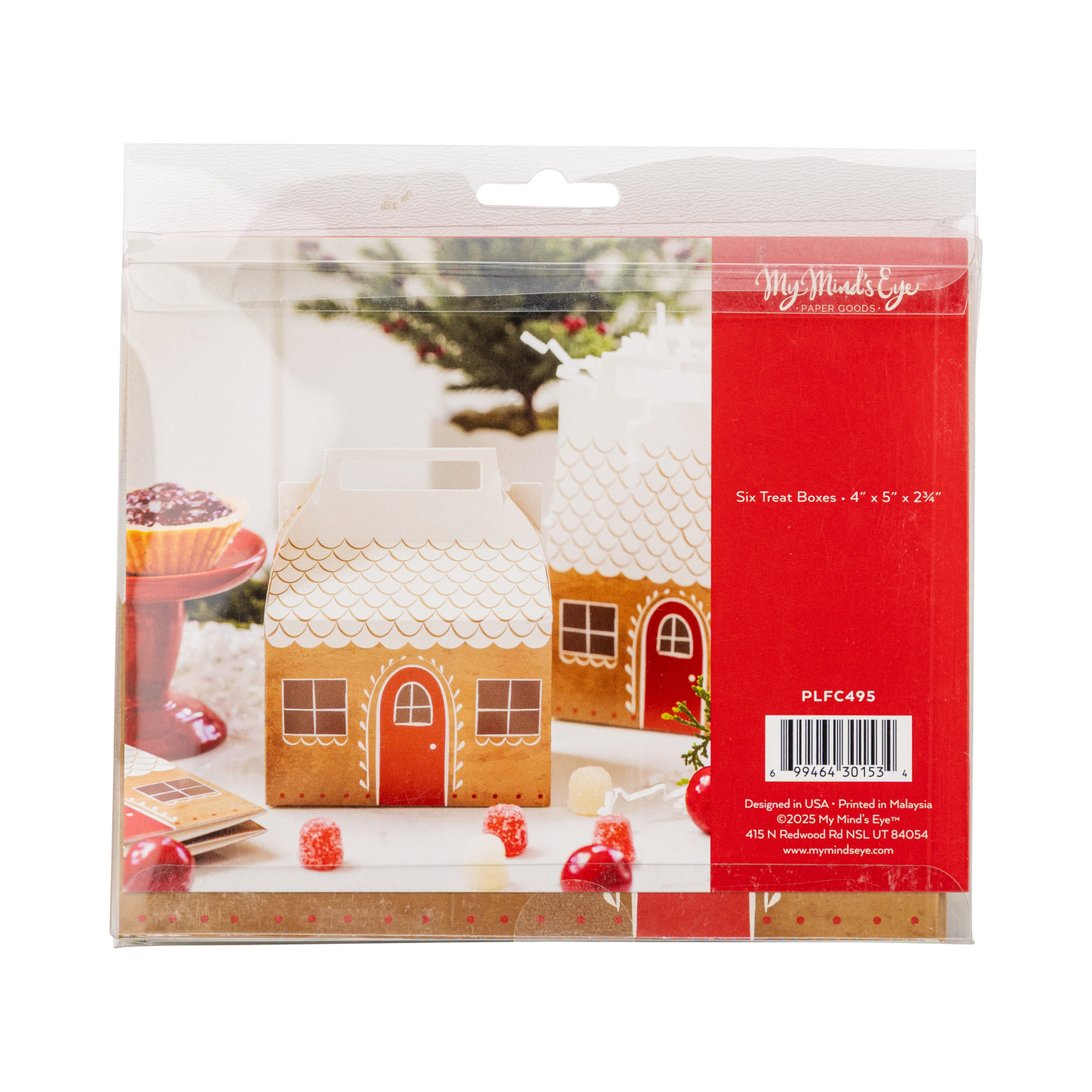 PLFC495 - Gingerbread House Treat Boxes