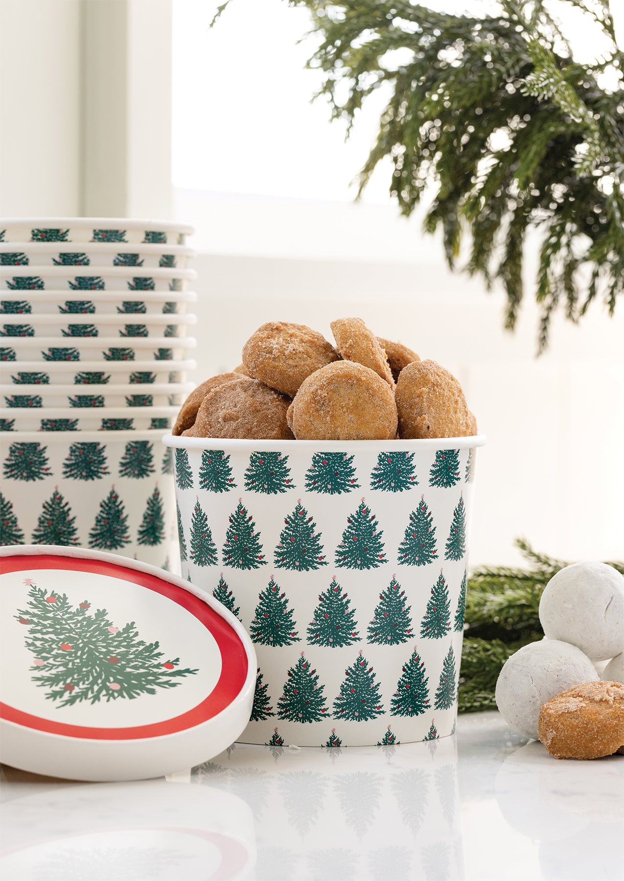 PLFC503 - Christmas Tree Pattern Take Out Treat Cups