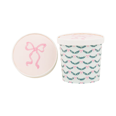 PLFC505 - Pink Bow Take Out Treat Cups