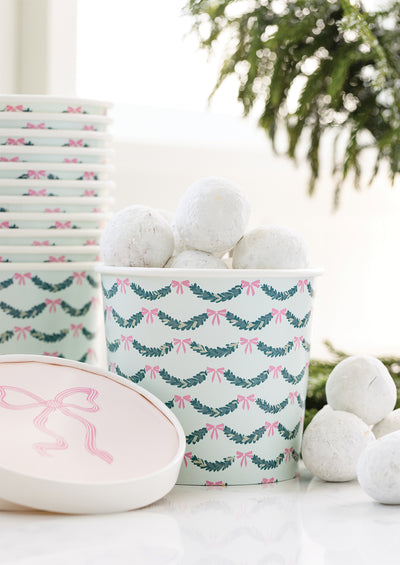 PLFC505 - Pink Bow Take Out Treat Cups