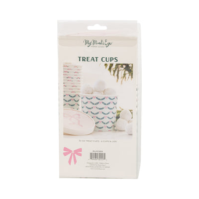 PLFC505 - Pink Bow Take Out Treat Cups
