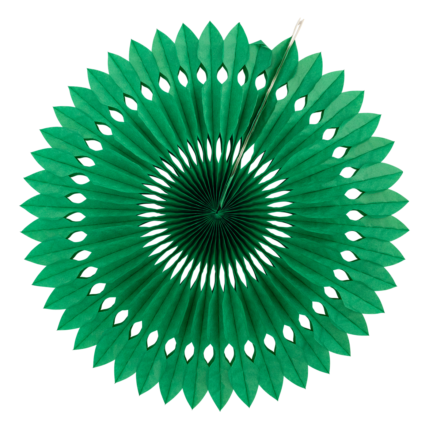 PLFN05 - Green and White Party Fan Set