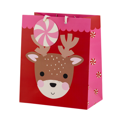 PLGB430 - Reindeer Medium Gift Bag Set of 3