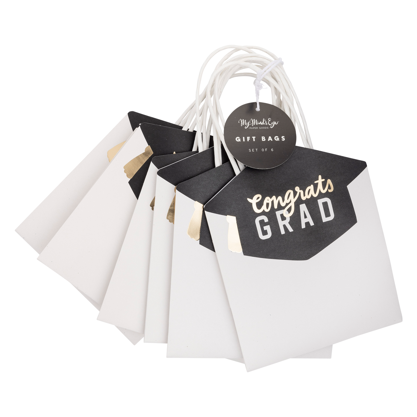 PLGBS101 - Congrats Grad Gift Bag Set of 6