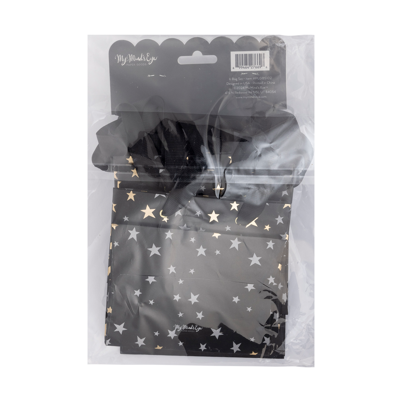 PLGBS102 - Grad Stars Gift Bag Set of 6
