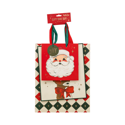 PLGBS228 - Retro Christmas Gift Bag Set