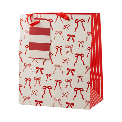 PLGBS233 - Christmas Bows Gift Bag Set