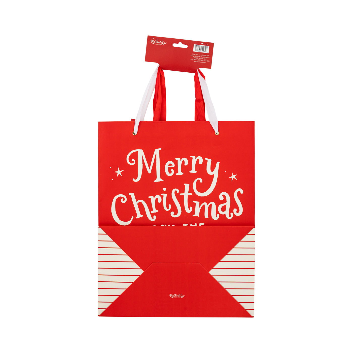 PLGBS234 - North Pole Christmas Gift Bag Set