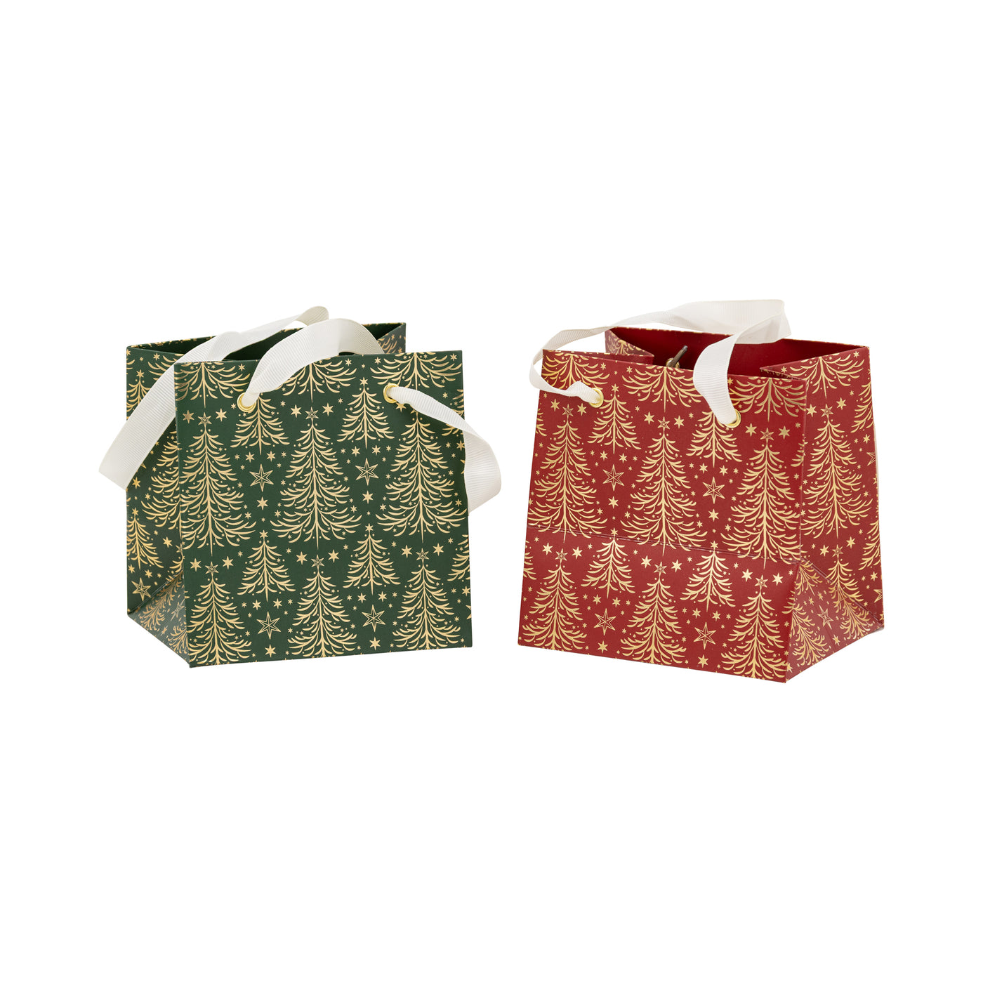 PLGBS261 - Gold Tree Christmas Gift Bag Set