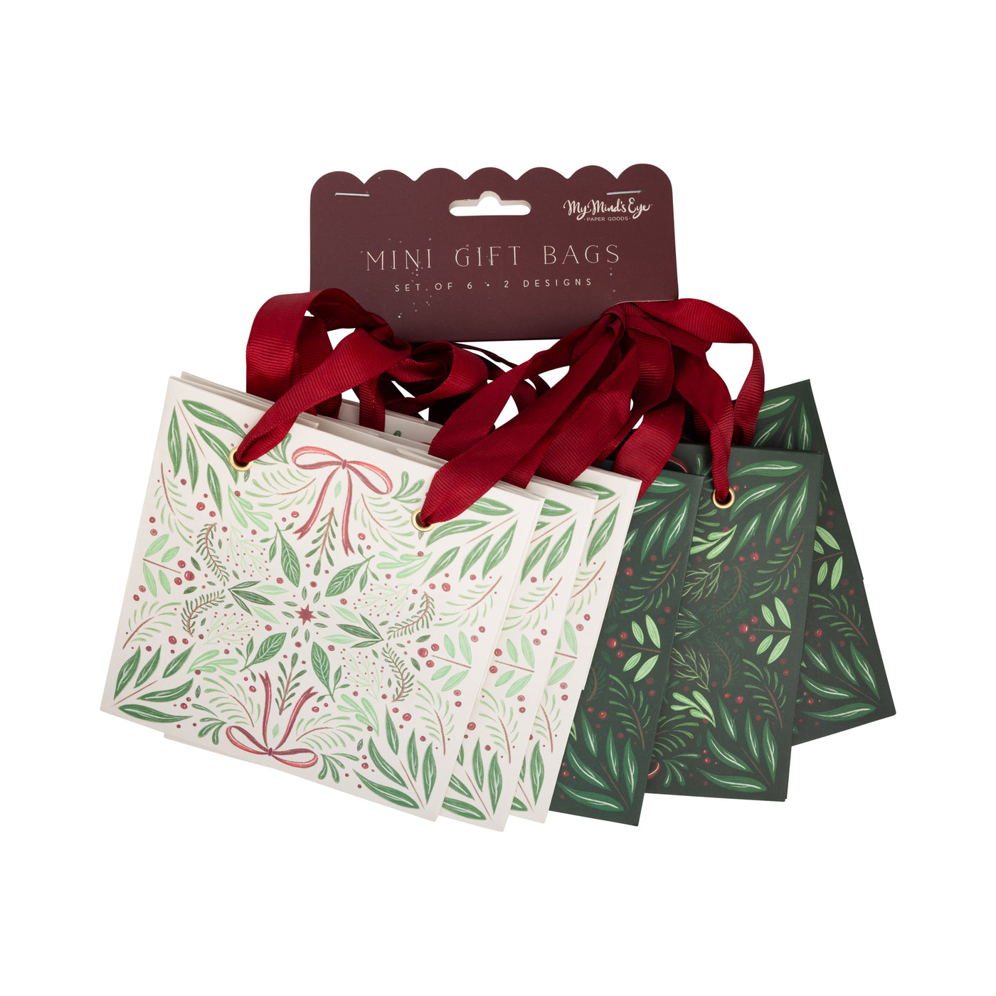 PLGBS269 - Folk Christmas Gift Bag Set