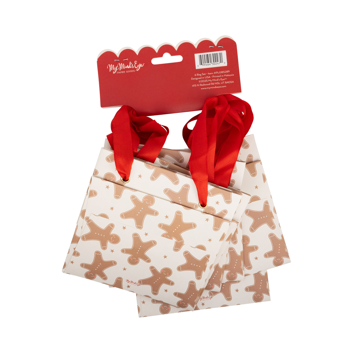PLGBS289 - Gingerbread Gift Bag Set